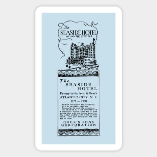 Seaside Hotel 1930 Magnet